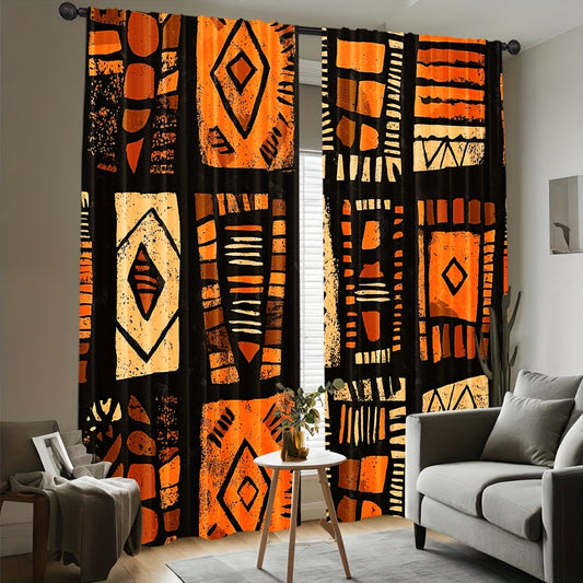 Tribal Gordijnen – Kleurrijk Geometrisch Design