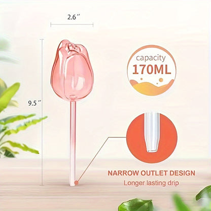 Roze Tulp Irrigatiebal voor Binnen- en Buitenplanten