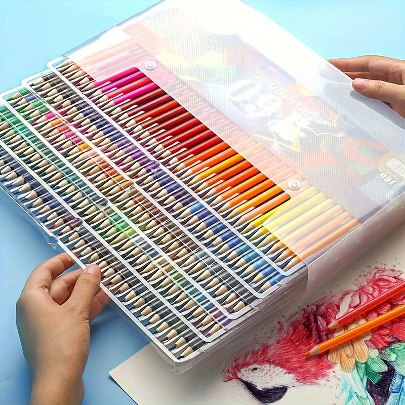 Kleurpotlodenset 72-delig – professionele aquarel- en olieverfpotloden voor school en kunstklassen