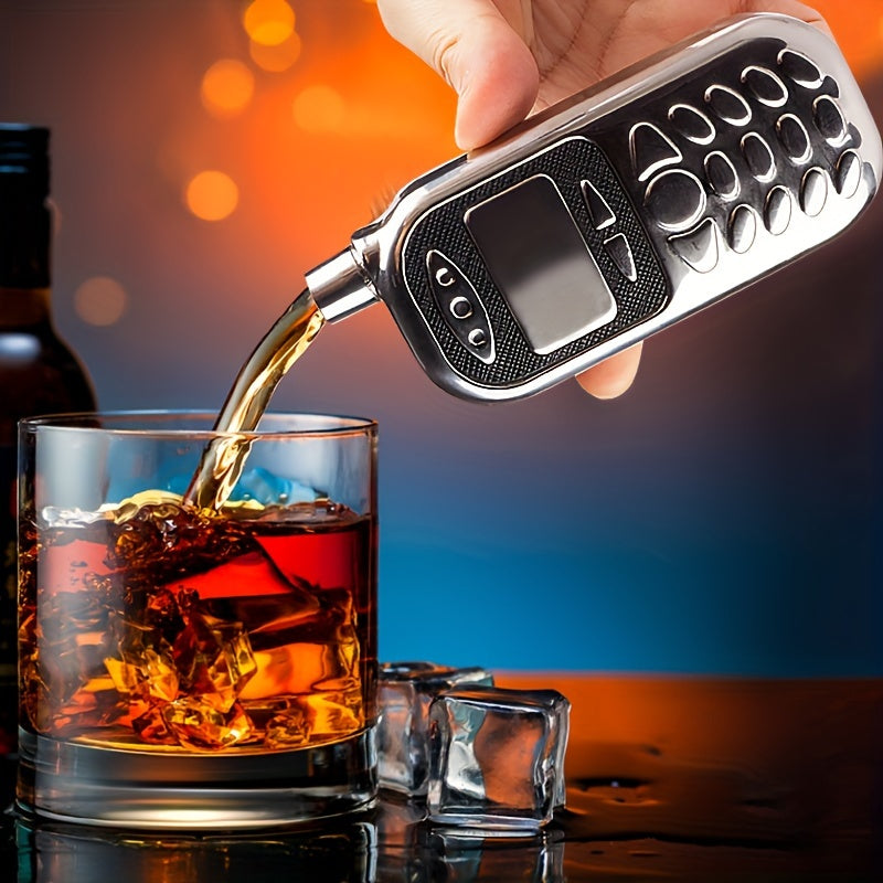 RetroSip Whiskyfles – Mobiele Nostalgie met een Knipoog