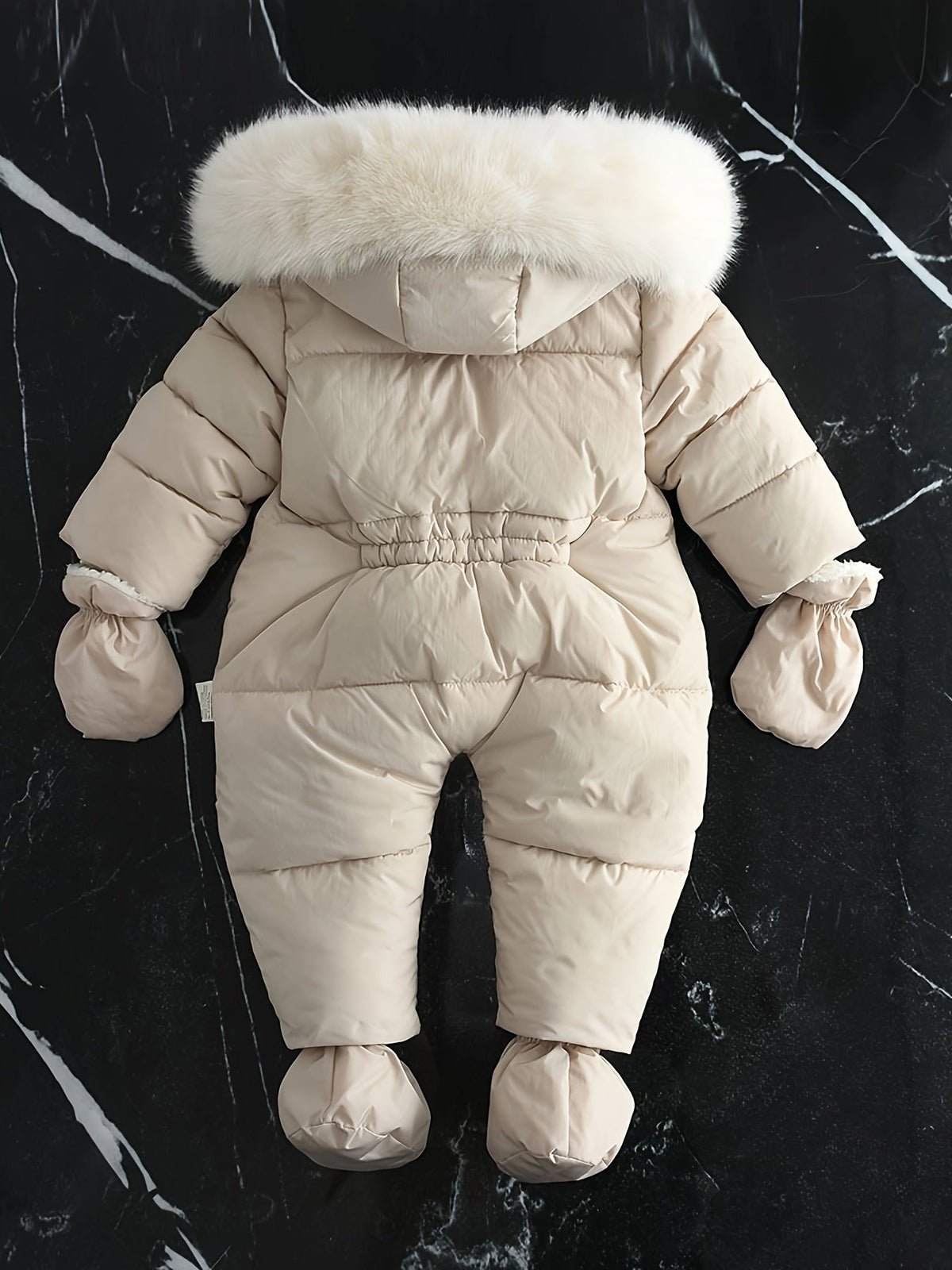 Baby Winteroverall Met Capuchon En Warme Voering