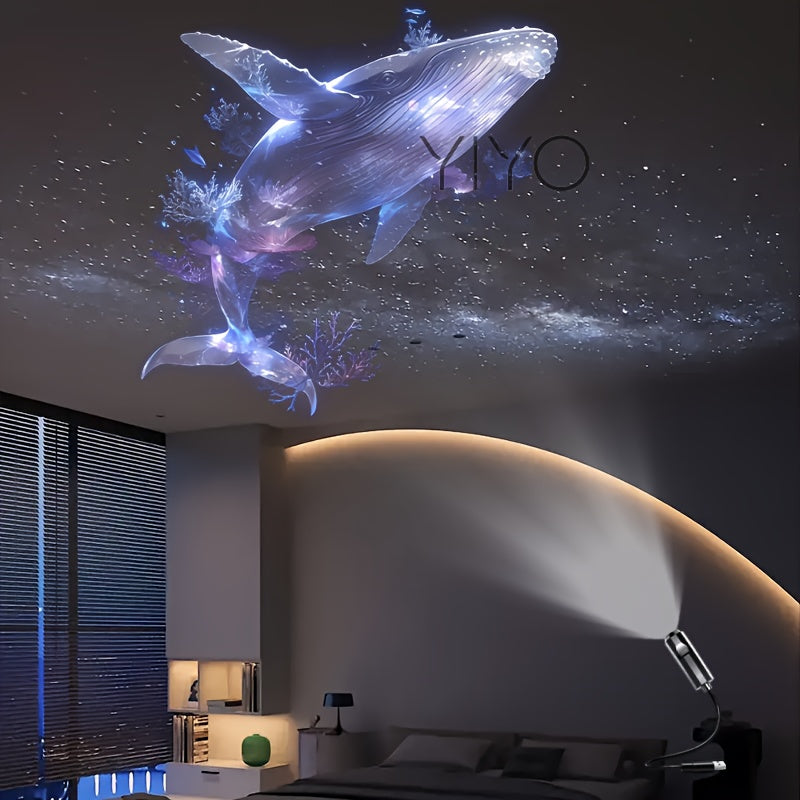 Creatieve USB‑Projector Nachtlamp met Dromerig Patroon