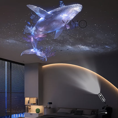 Creatieve USB‑Projector Nachtlamp met Dromerig Patroon