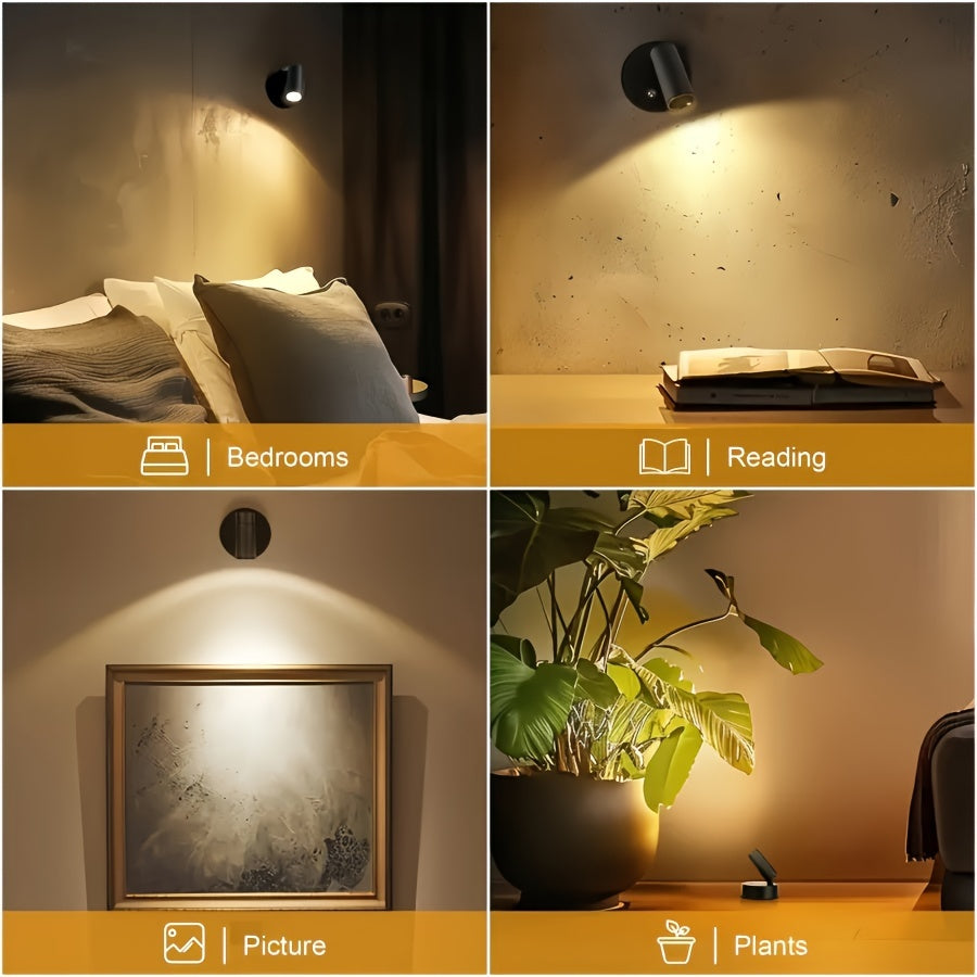 Draadloze LED Spotlamp Met Touchbediening En Dimbare Verlichting