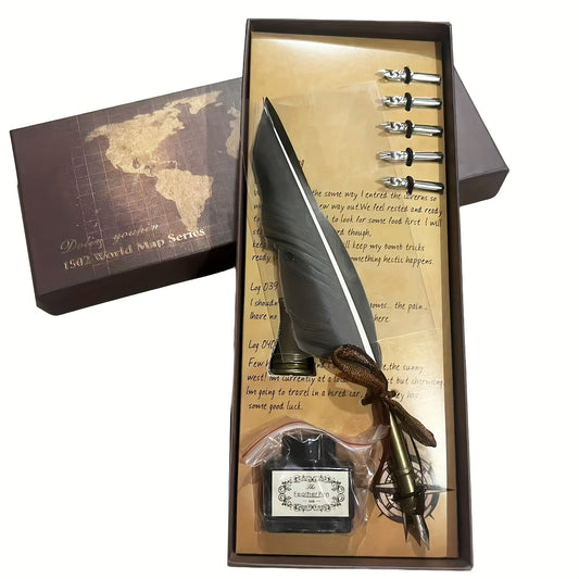 Veerpen Set – Vintage Esdoornblad Design