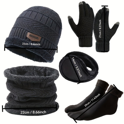 5‑delige Winter Warmte Set met Overlevingset voor Koude Dagen