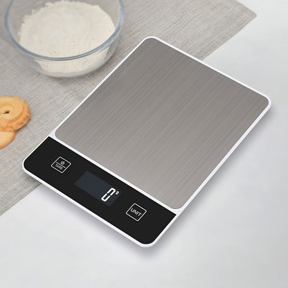 Digitale keukenweegschaal 10kg roestvrij staal met LCD-display