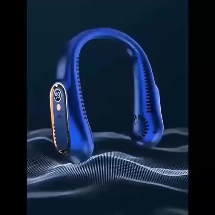 Draagbare USB Nekventilator met 360° Flexibele Koeling voor Outdoor Gebruik