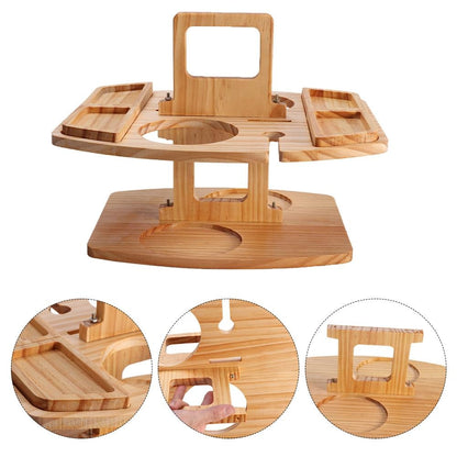 Houten Picknicktafel Voor Snacks, Drank En Dagelijks Buitenplezier