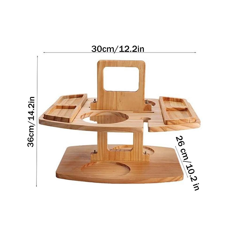 Houten Picknicktafel Voor Snacks, Drank En Dagelijks Buitenplezier
