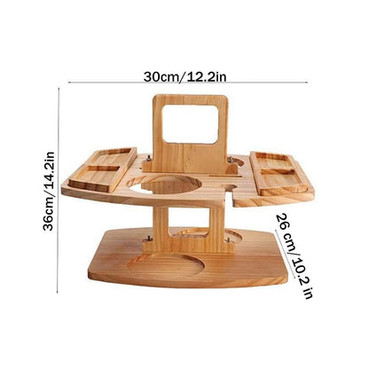 Houten Picknicktafel Voor Snacks, Drank En Dagelijks Buitenplezier