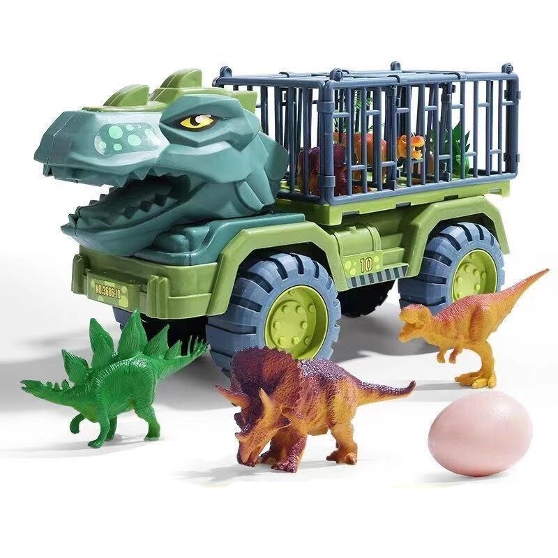 Dino‑Transporter Speelset met Vrachtwagen en Figuren