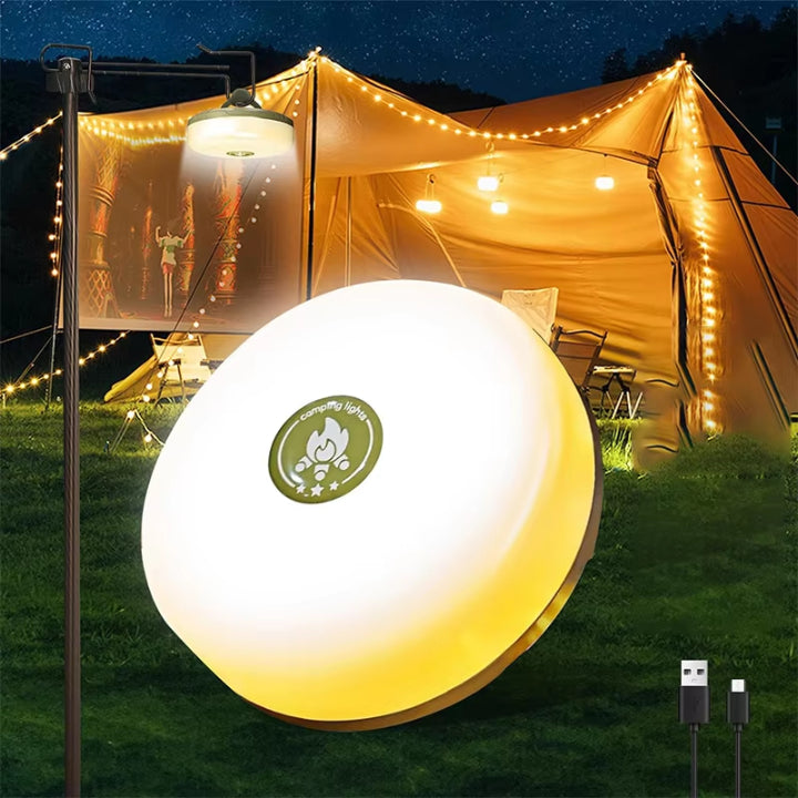 4 In 1 Campinglamp Voor Flexibele En Praktische Buitenverlichting