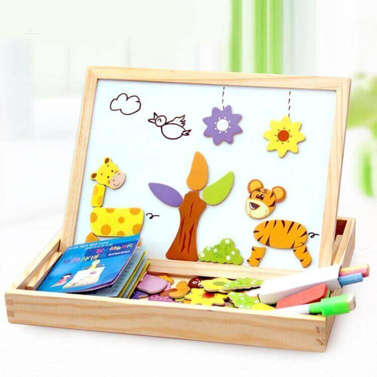 Magnetisch Teken- En Puzzelbord Voor Creatief Leren