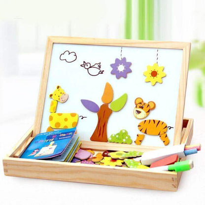 Magnetisch Teken- En Puzzelbord Voor Creatief Leren