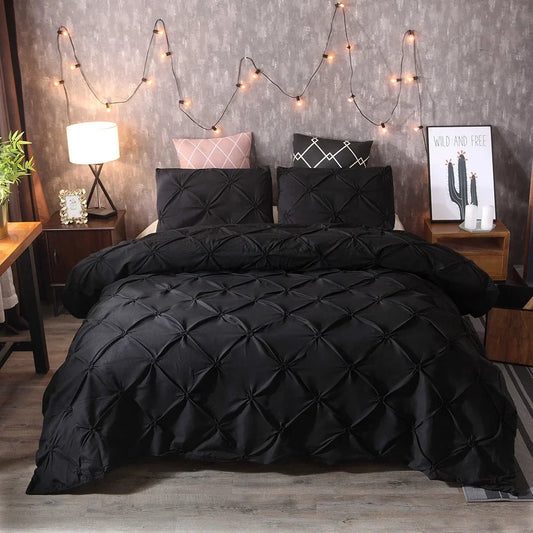 Luxe Dekbedovertrekset Met Geplooid Design