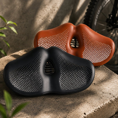 Noseless Fietszadel Met Brede Drukverlichting En Dubbele Vering Voor Comfort