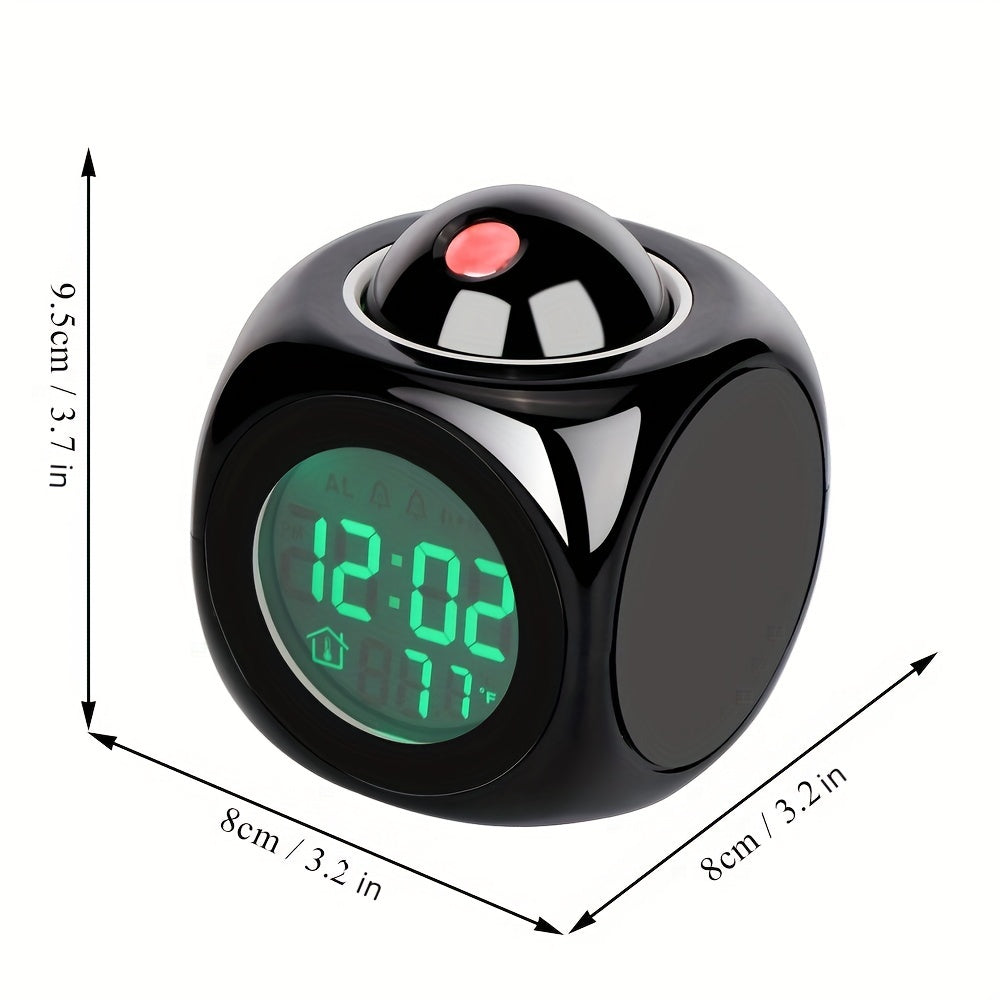 LCD Projectie Wekker met LED Display en Snoozefunctie