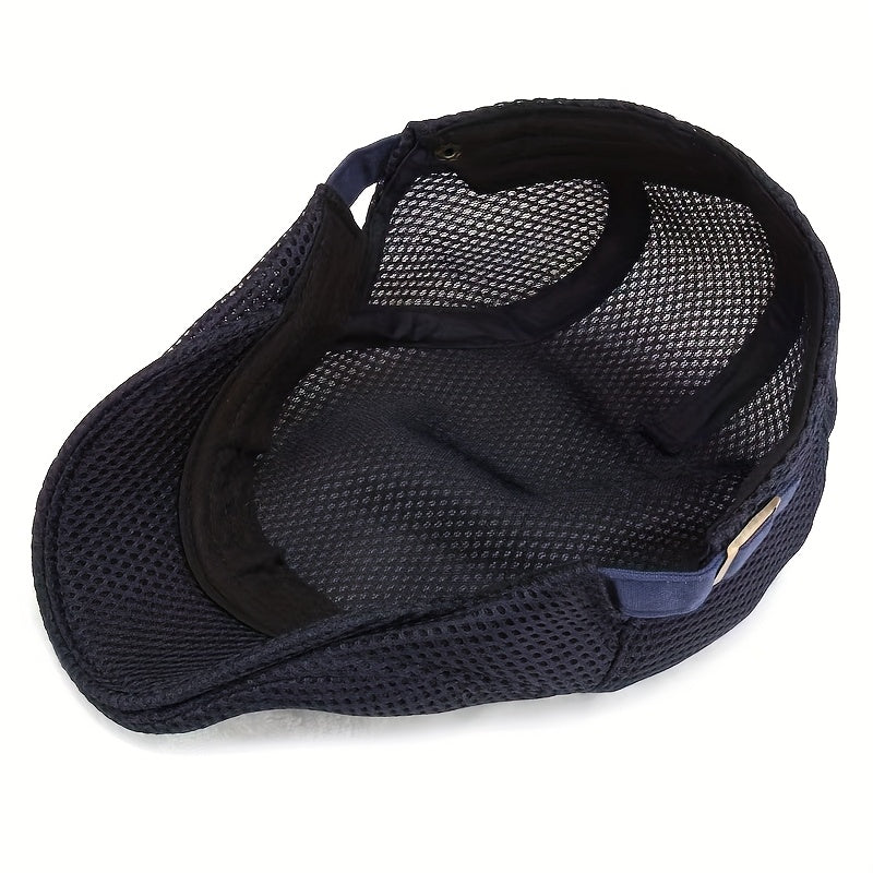 Modieuze Ademende Mesh Newsboy Cap