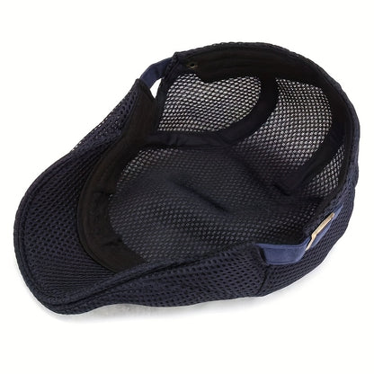 Modieuze Ademende Mesh Newsboy Cap
