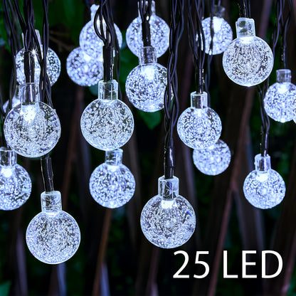 Zonne LED Bubbel- en Striplamp met 8 Lichtmodi voor Buiten
