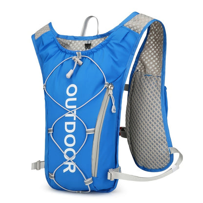 Reflecterende Sportrugzak – Multifunctionele Rugtas met Waterfleshouder voor Fietsen & Hardlopen