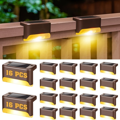 Traptredenlampen 16‑delige Set met Buitenverlichting‑functionaliteit voor Tuin & Pad