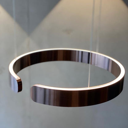 Moderne Ringvormige Hanglamp Met Geïntegreerde LED-Verlichting