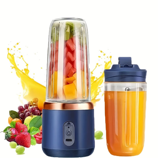 Verbeterde 6‑Blads 2‑in‑1 Draagbare Elektrische Juicer en Blender met USB‑Oplaadfunctie
