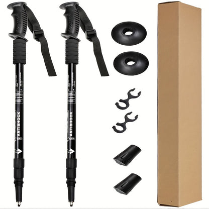 Trekkingstokken – Verstelbare Aluminium Set voor Wandelen en Bergbeklimmen