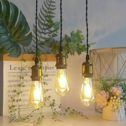 AmberGlow LED-buizen – Set van 2 Vintage Decorlampen