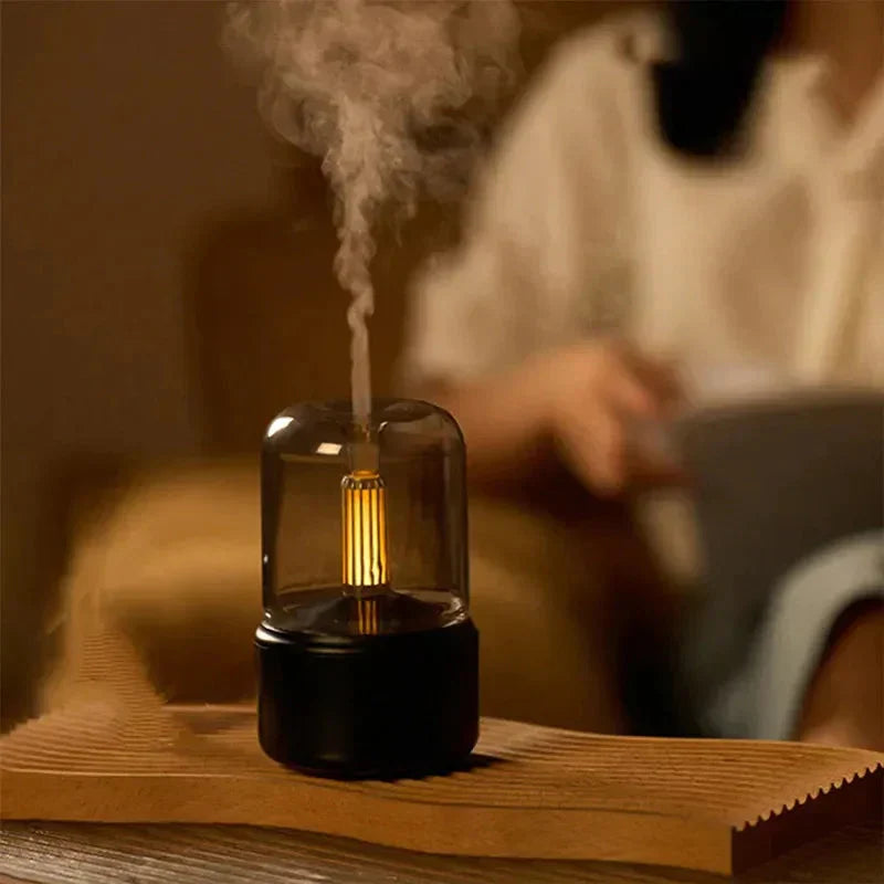 Ultrasone Aroma Diffuser Met Luchtbevochtiger Voor Een Frisse En Rustgevende Omgeving