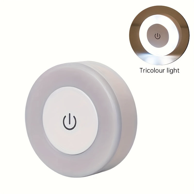 Touch LED Wandlamp – Warm/Natuurlijk Licht met USB-oplaadbare Batterij voor Sfeervolle Binnenruimtes