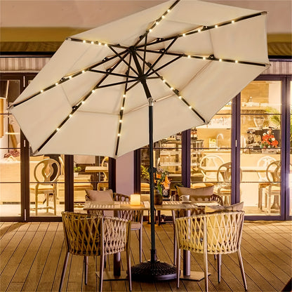 Zonne-energie Parapluverlichting – 104 LED Sprookjeslamp met Afstandsbediening voor Buiten