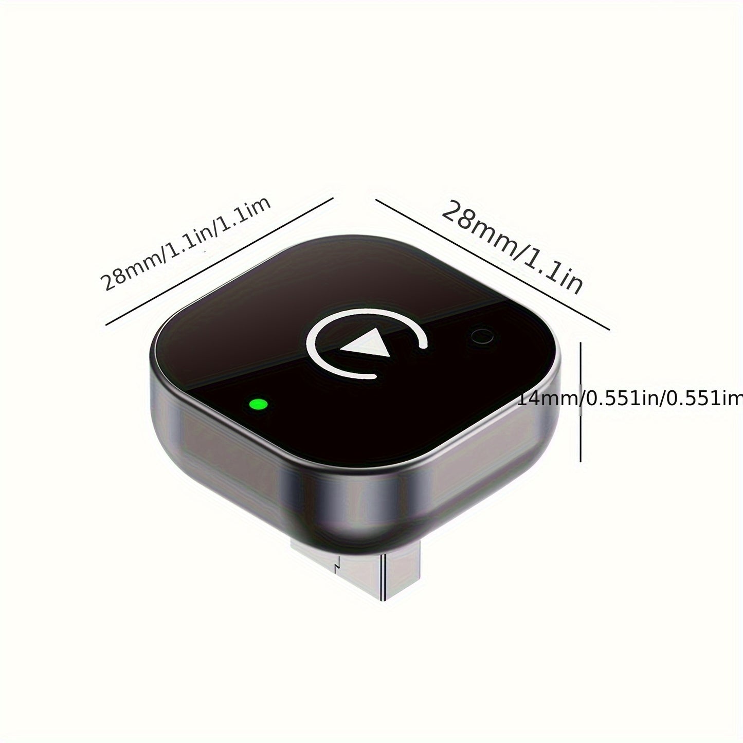 HISMAHO 2-in-1 Draadloze CarPlay & Android Auto Adapter – Plug & Play Auto-Audio Upgrade