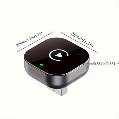 HISMAHO 2-in-1 Draadloze CarPlay & Android Auto Adapter – Plug & Play Auto-Audio Upgrade