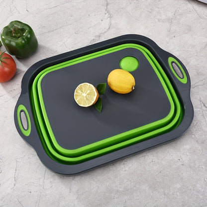 Opvouwbare Waskom met Snijplankfunctie – Ruimtebesparend en Multifunctioneel voor Binnen en Buiten