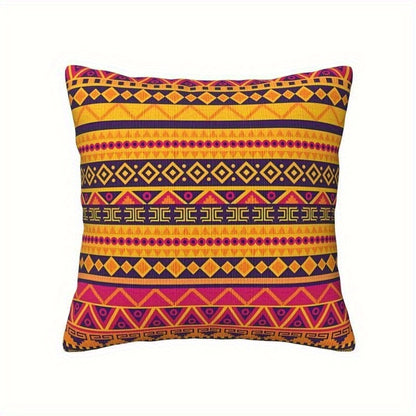 Set van 4 Retro Totem Kussenhoezen – Azteeks Design