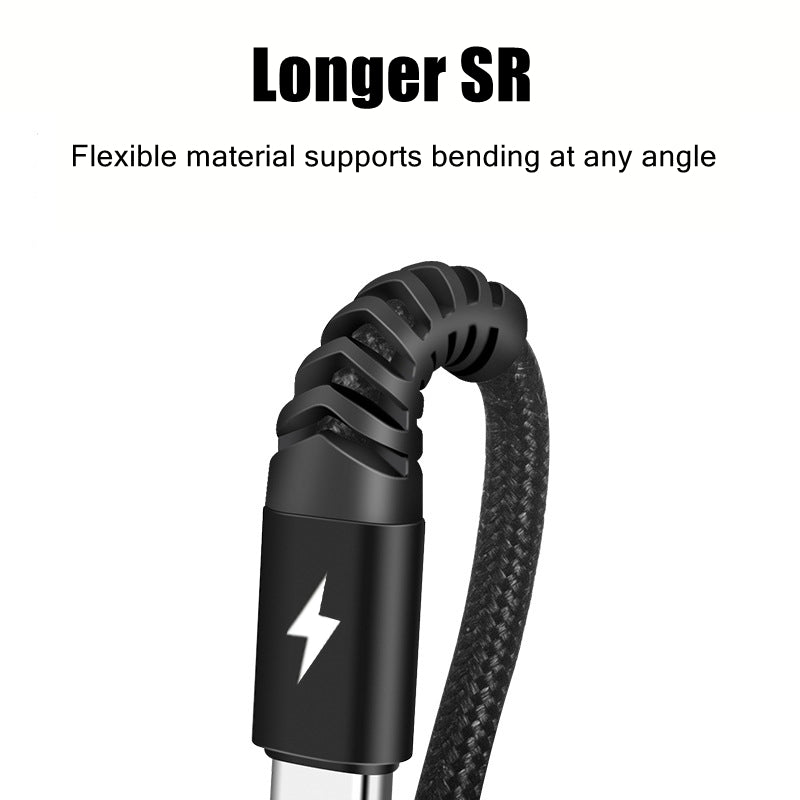 Gevlochten USB‑C Kabel met Snelladen (240W)