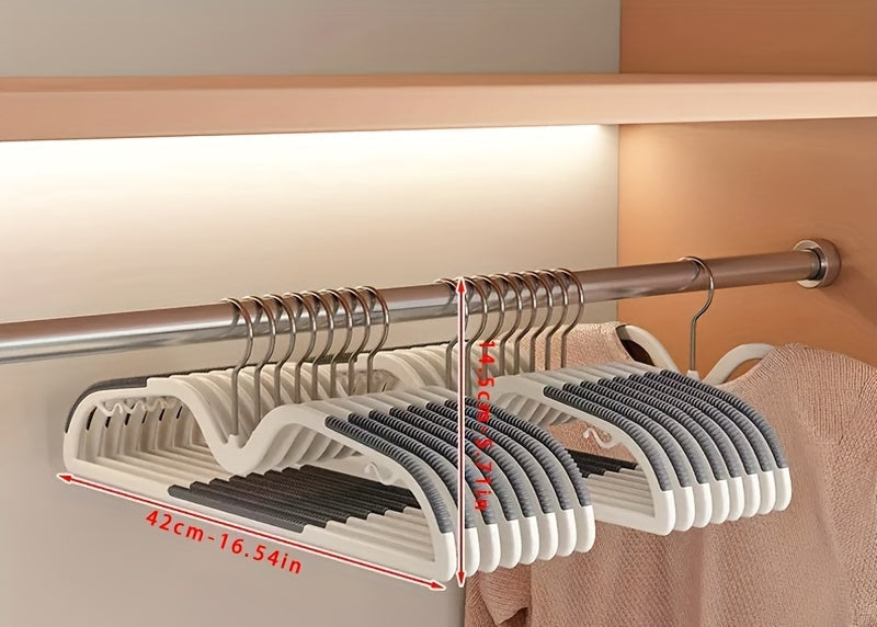 Ruimtebesparende Kledinghanger Met Draaibare Haak En Antislip Ontwerp