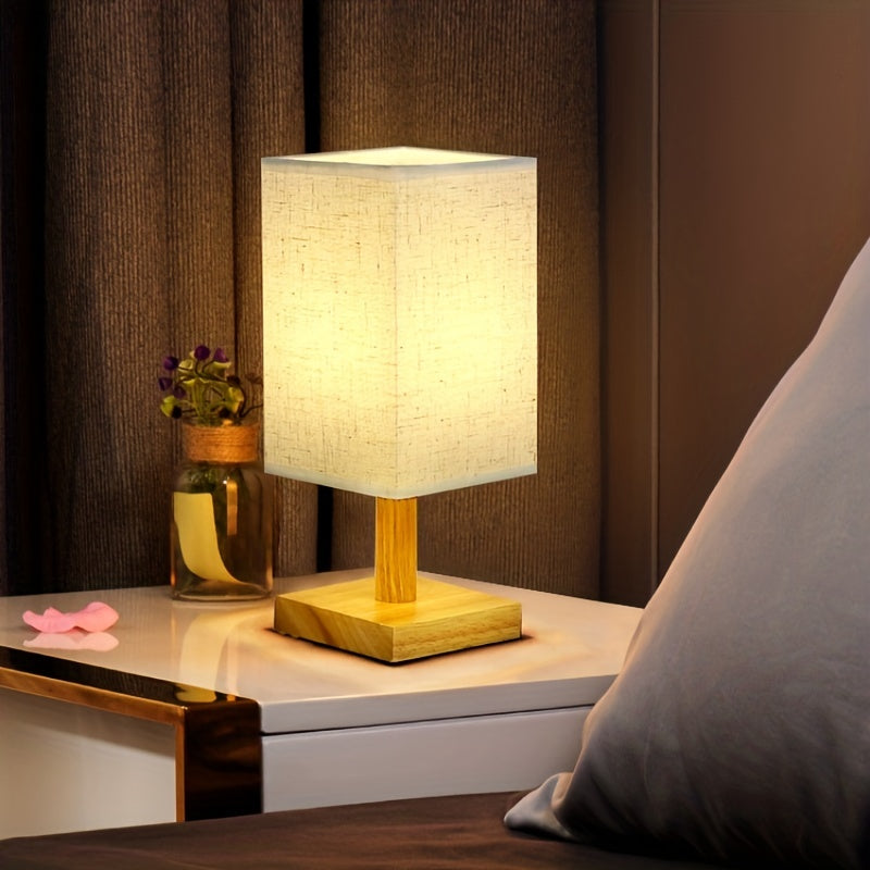 Retro Minimalistische Tafellamp met USB‑Voeding