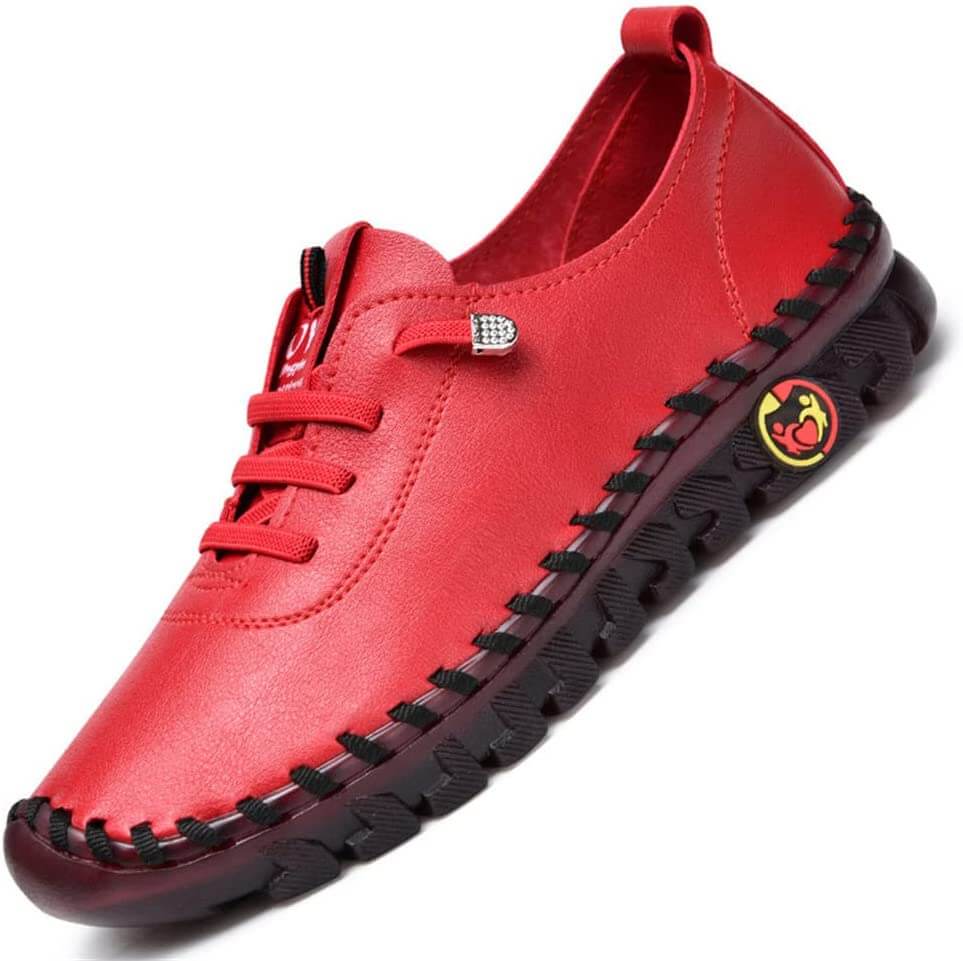 Comfortabele Platte Loafer Met Orthopedische Ondersteuning Voor Dagelijks Loopgemak