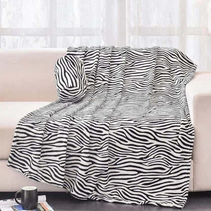 Fleece Plaid met Zachte Dierenprint