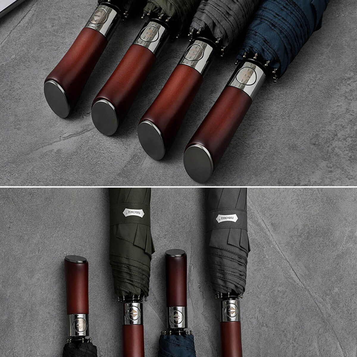 Automatische Opvouwbare Paraplu met Windbestendig Ontwerp – 121 cm