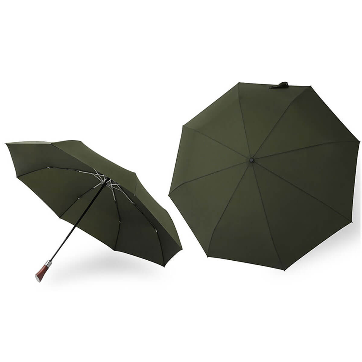 Automatische Opvouwbare Paraplu met Windbestendig Ontwerp – 121 cm