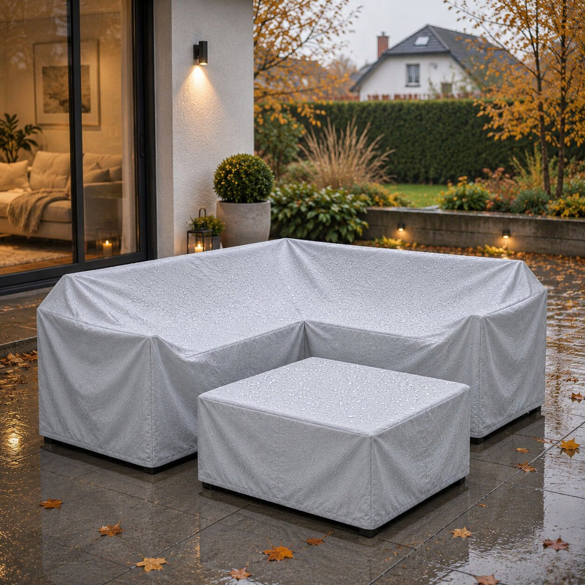Tuinmeubel Beschermhoes Met Weerbestendig Textiel Voor Regen En Seizoensgebruik