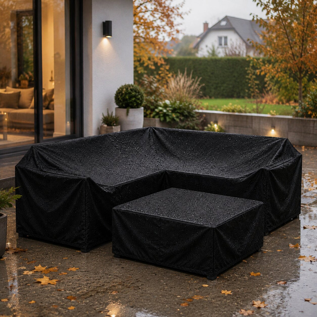 Tuinmeubel Beschermhoes Met Weerbestendig Textiel Voor Regen En Seizoensgebruik