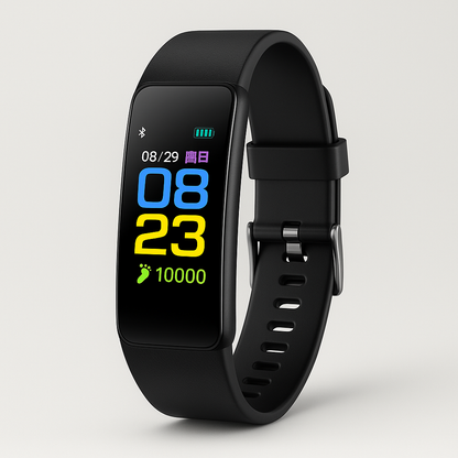 Waterdichte Senioren Fitnesshorloge Met Siliconen Band