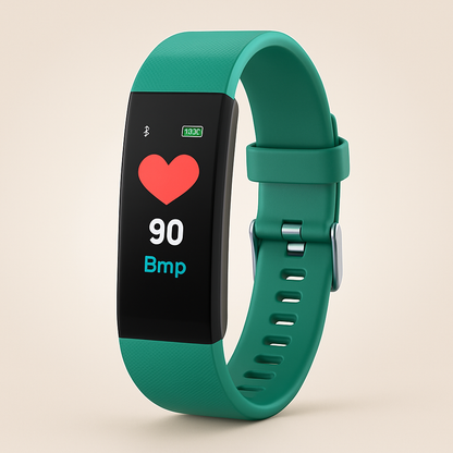 Waterdichte Senioren Fitnesshorloge Met Siliconen Band