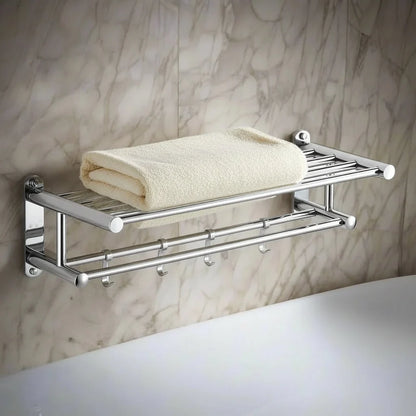 RVS Handdoekrek met Plank, Stang en Haken